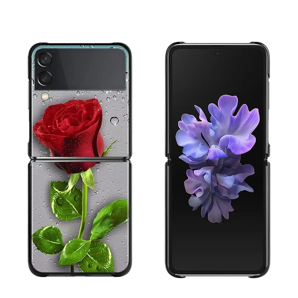Жесткий чехол для телефона Samsung Galaxy Z Flip3 флип-чехол ПК черный смартфона свежие