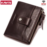 classic style mens wallet genuine leather rfid short male purse small card holder money bags fashion high quality walets gifts