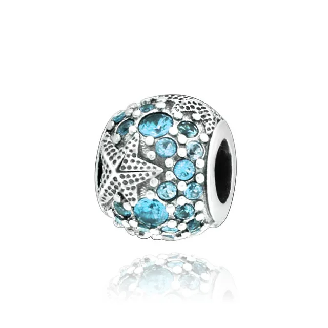 

Аутентичные Новое поступление 100% серебряные бусины 925 пробы levated звезды со стразами, очаровательный, подрходит к оригиналу Pandora, Браслеты ле...