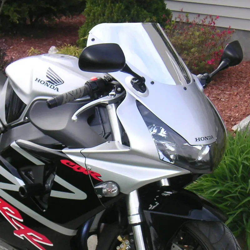Chrome Ветровой экран для 2002 2003 Honda CBR954RR CBR900RR CBR 900 RR 954 фейерблейд ветровое стекло - Цвет: Chrome