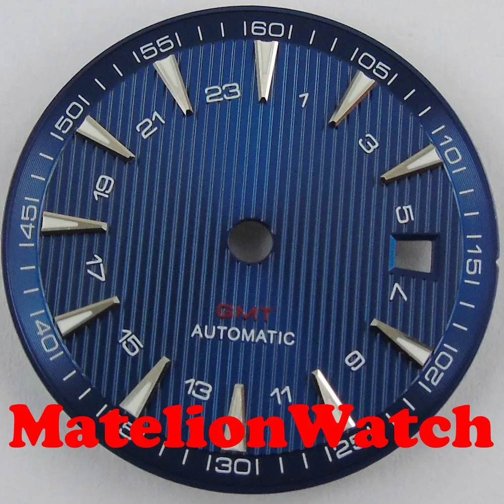 Роскошные мужские часы со стразами 31 мм белый синий черный Светящиеся серебряные