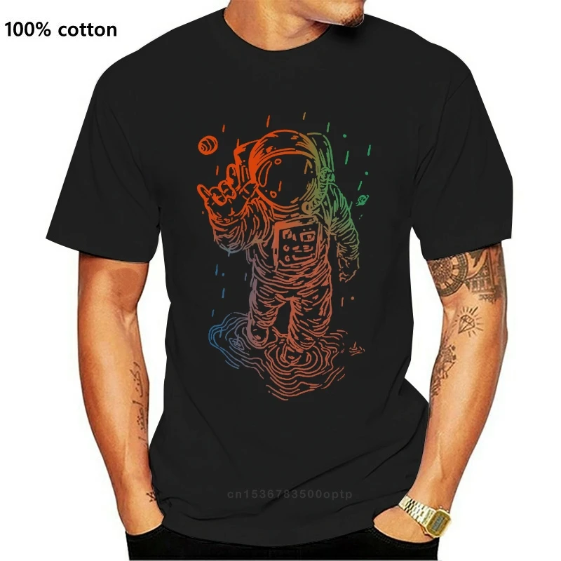 

New Raining Astronaut Painting Glow In The Dark Version T-Shirts