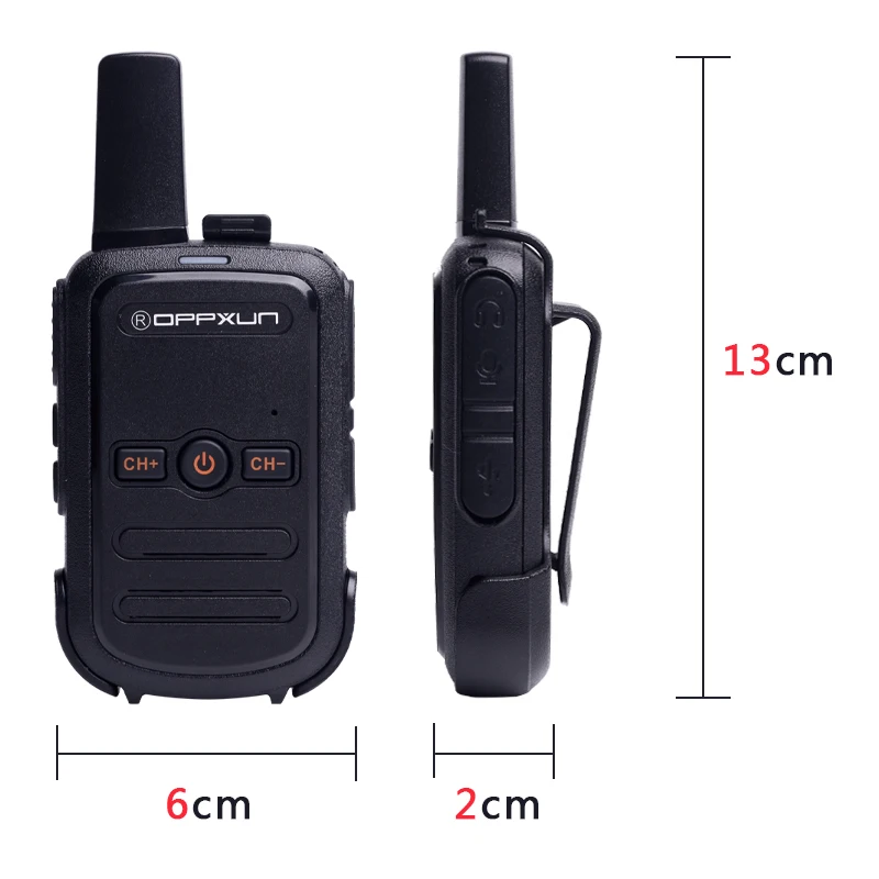 OPPXUN OPX-C51 MINI Handheld Walkie Talkie Portable Ham CB Two Way Radio Handy Communicator Long Range Transceiver Gift Camping