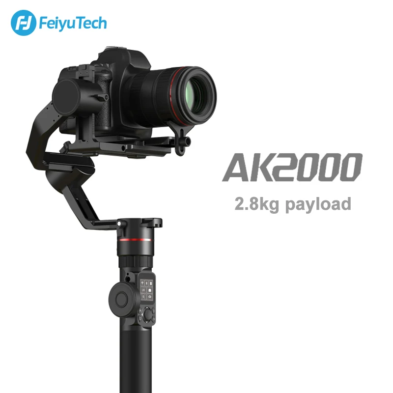 FeiyuTech AK2000 3-осевой портативный монопод с шарнирным замком Камера стабилизатор