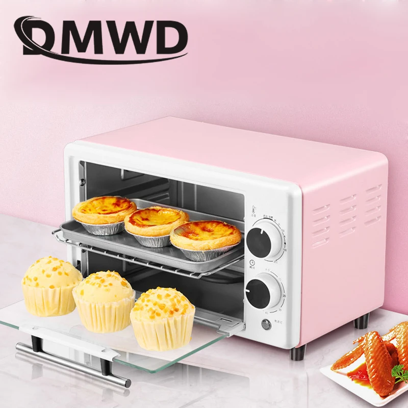 DMWD 10L мини Интеллектуальная электрическая духовка многофункциональная Автоматическая синхронизация выпечки торт хлеб, пицца, выпечка машина тостер EU US