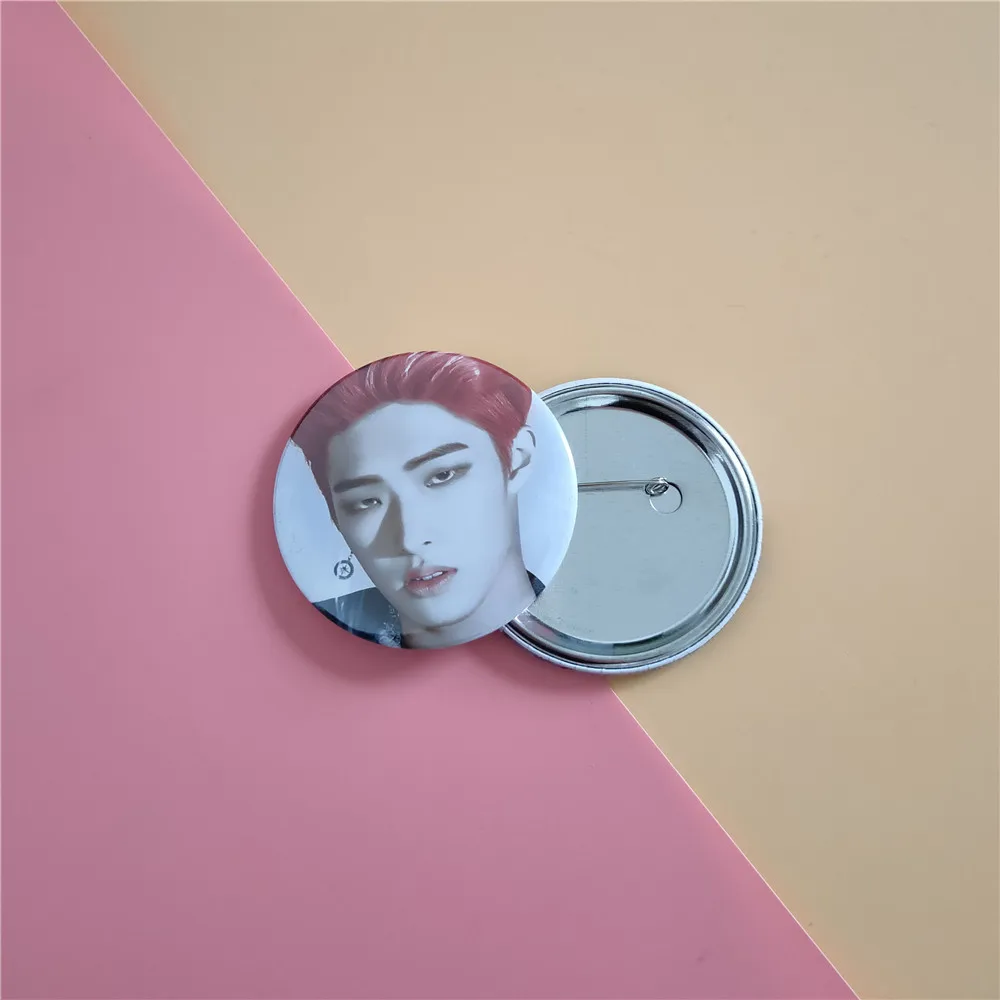 1 шт. Kpop ATEEZ значок для возвращения нового альбома ответа 58 мм сплав HD фотоальбом