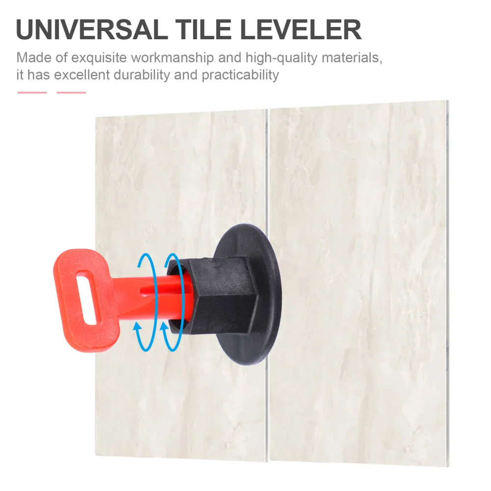 

50pcs Manual T-type Floor Ceramic Tile Leveler Wall Tile Positioning Regulator