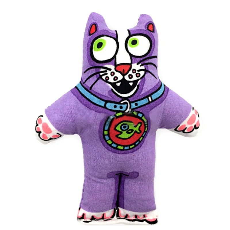 Cat Eat Fish Toy Catnip Toys Pet Funny Fatcat Products With Fat New Catmint | Дом и сад