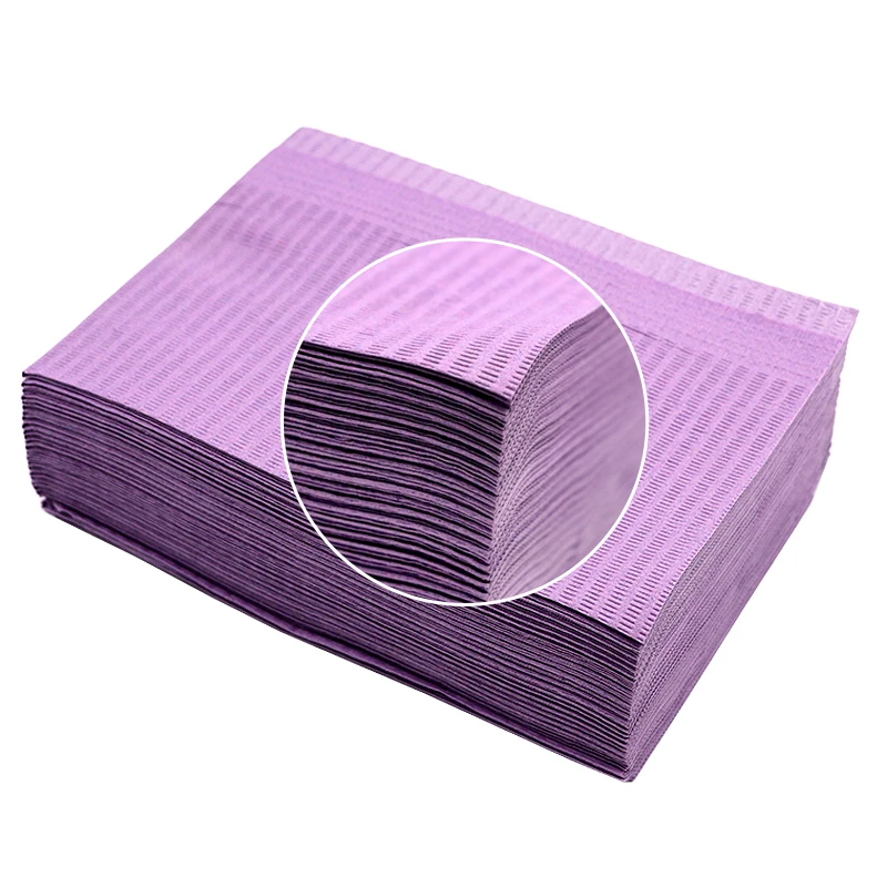 125 шт./пакет для стоматолога гигиены полости рта медицинский бумажный шарф