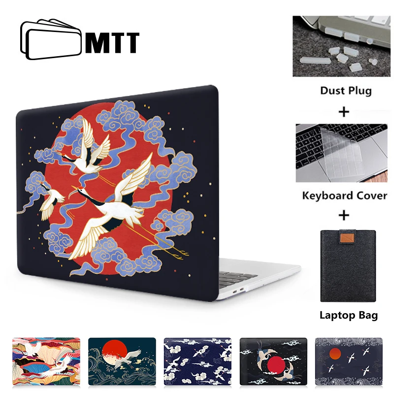 Чехол MTT для ноутбука Macbook Air Pro retina 11 12 13 15, жесткий чехол с сенсорной панелью для mac book Pro 13,3, 15,4 дюймов, сумка для ноутбука