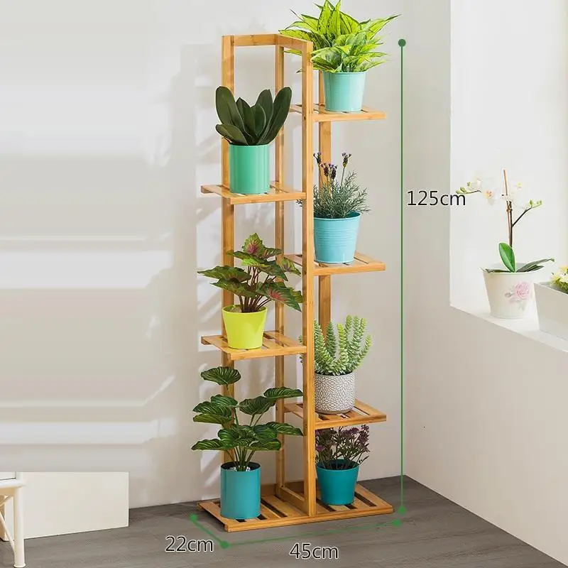 MODEL K Крытый Escalera Mueble деревянные полки для Жардин Estanteria Para Plantas Dekoration открытый балкон Цветочная полка завод стенд - Цвет: MODEL K