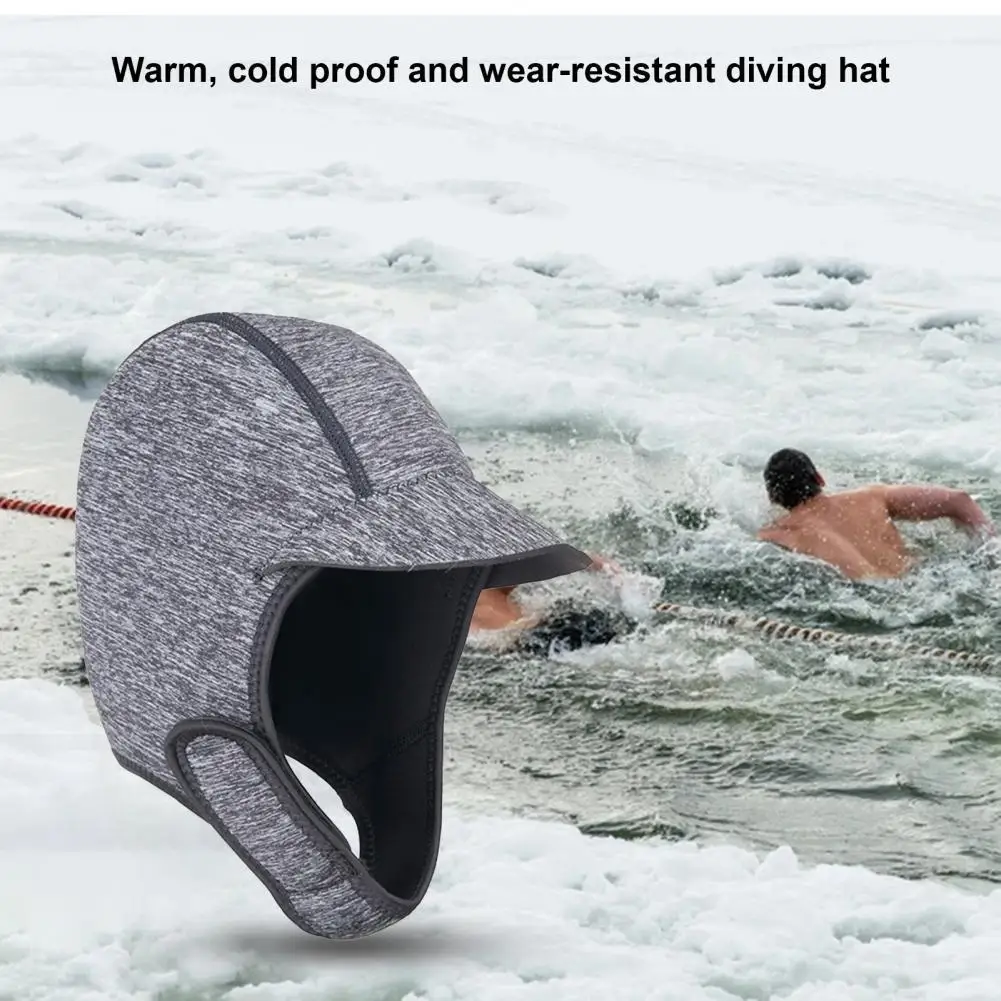 

Lightweight Exquisite Women Men Wetsuit Hood Brim Sun Hat Thick Diving Hat Professional for Women