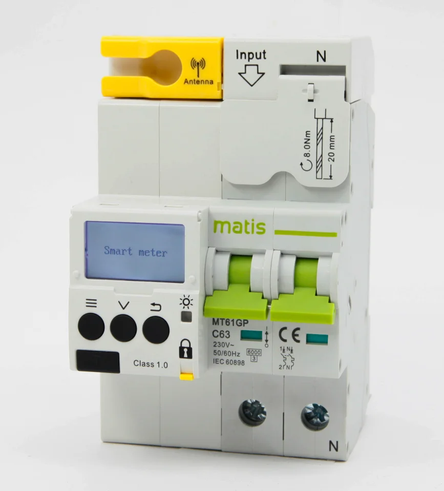 

matis wifi device meter control modbus circuit breakers mcb for mobile