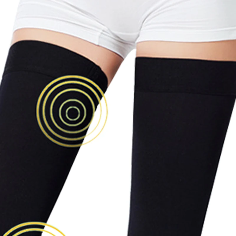 Женские медицинские чулки до бедра с высокой посадкой 20-30 мм рт. Ст. | Красота и