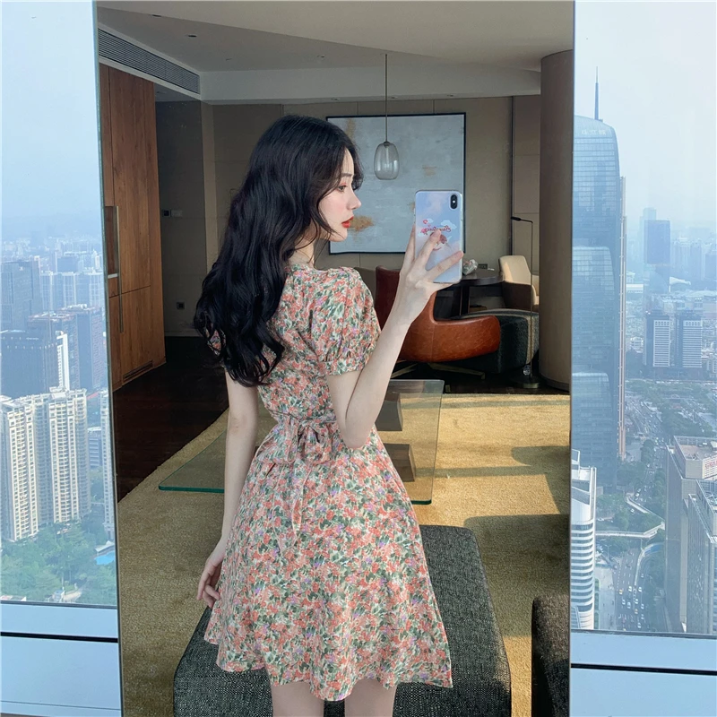 2020 суда в винтажном стиле Платье с цветочным рисунком для женщин платья партии de