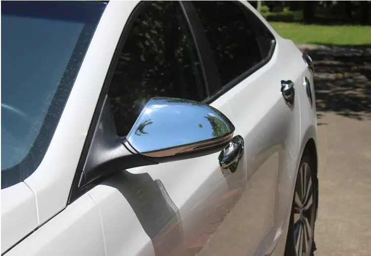 

2Pcs ABS Chrome Side Door Rearview Mirror Cover Trims Car Accessories For Hyundai MISTRA