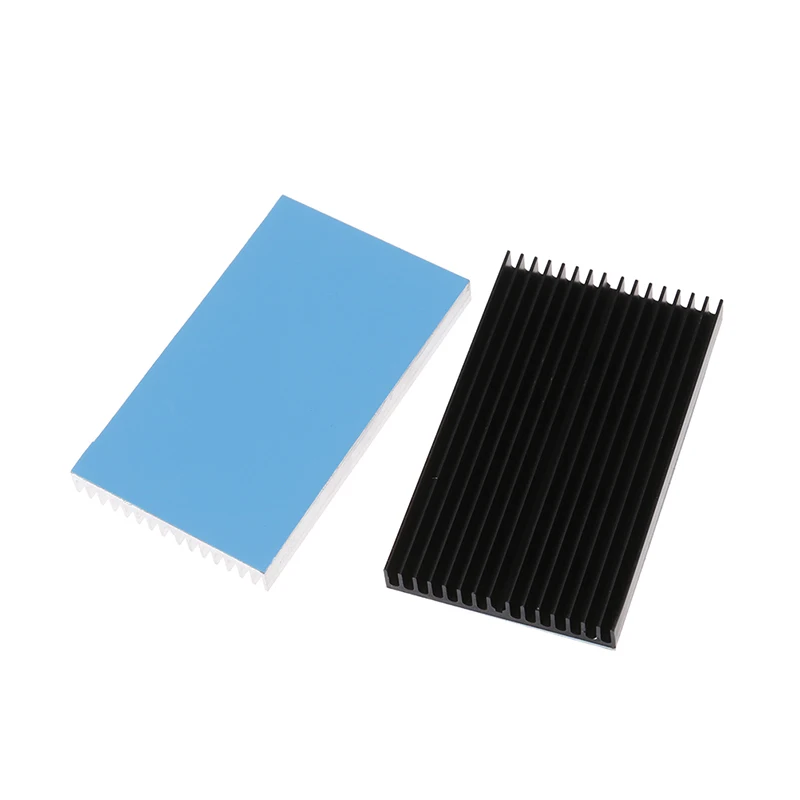 Радиатор 100x60x1 мм усилитель мощности алюминиевый радиатор высокое качество