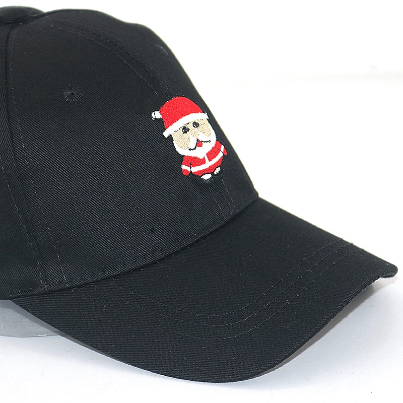 Рождественский подарок бейсболки с Санта-Клаусом хлопковые регулируемые шапки