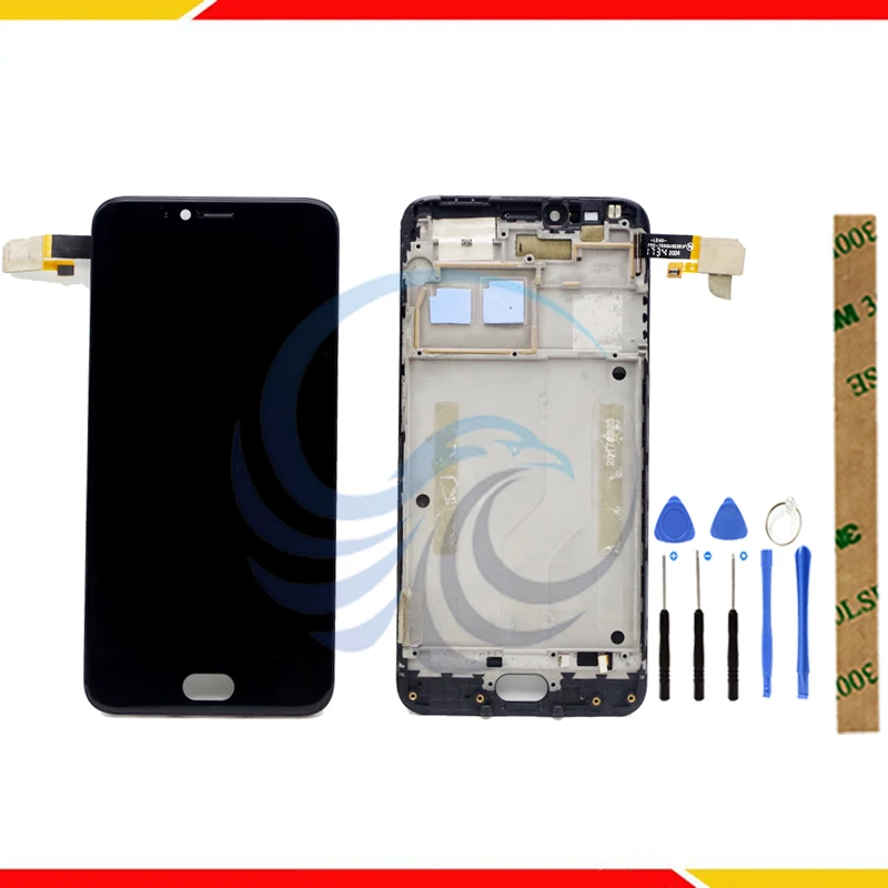 OLED протестированный сенсорный ЖК-дисплей для Umidigi Z1 Pro ЖК-дисплей сенсорный экран полная сборка рамка опционально