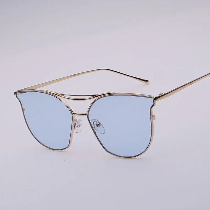 

2019 New European and American Personalized Trimming Sunglasses Anti Ultraviolet Ocean Film Women's Fashionable Sunglasses