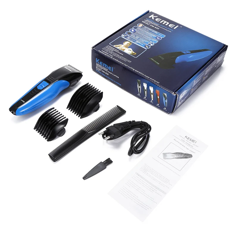 

Electric Hair Clipper with Cordless Adjustable 2 Combs Rechargable Hair Trimmer Household Hair Cutting Machine 220-240V 45D
