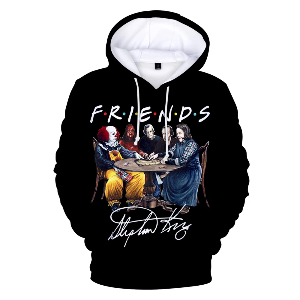 

2021 модные популярные мужские/женские толстовки с 3D рисунком для друзей, уличный пуловер с 3D рисунком, Харадзюку, хип-хоп толстовка с капюшон...