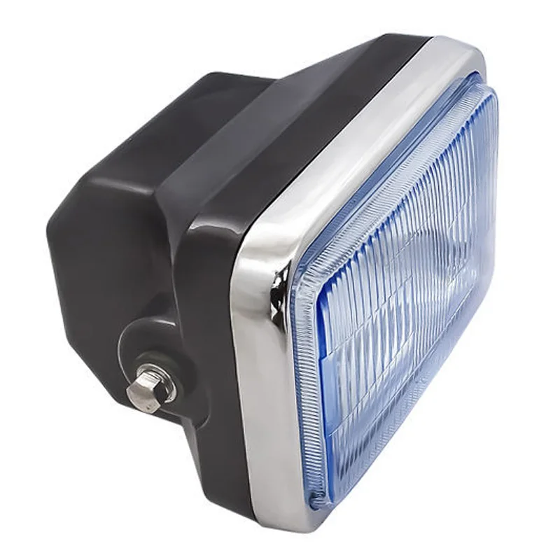 

Motorcycle Head Light for Haojue Suzuki Qingqi GS125 125cc Universal Motos Lighting System ABS Front Lamp Blue Amber Glass Lens