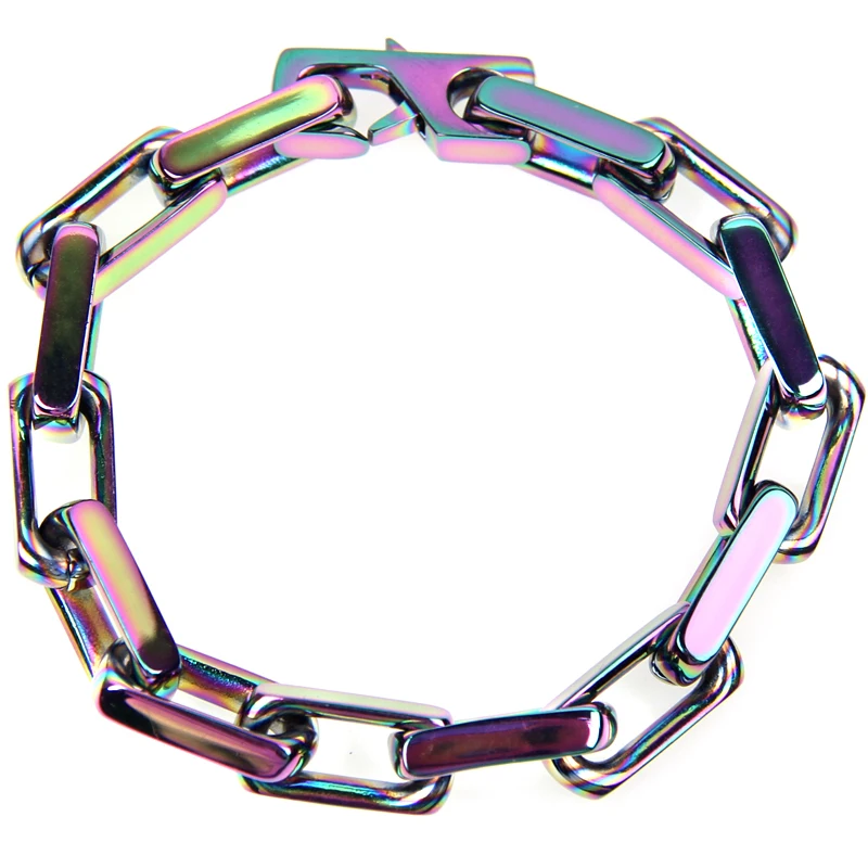 

Chillwave Colour Changeable Chain Bracelet Titanium steel Electroplated