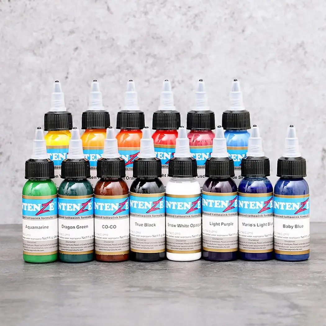 30 мл Профессиональные татуировки чернила монохромные машины пигмент DIY