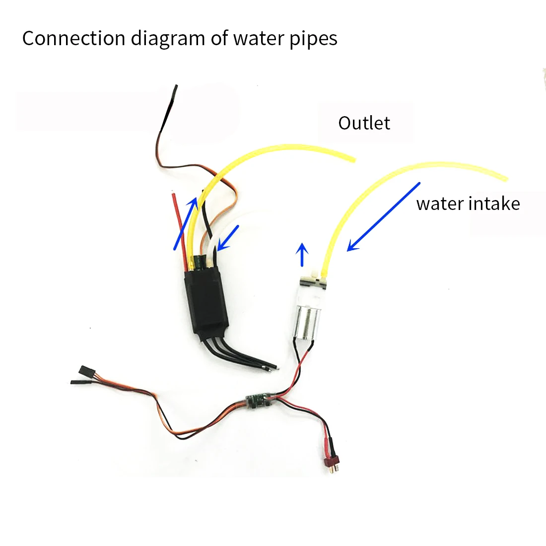 

Water-cooled Two-way ESC 40A 50A 60A 80A With UBEC For Vehicles Boat Car Wind-driven Underwater Thruster Forward/Backward