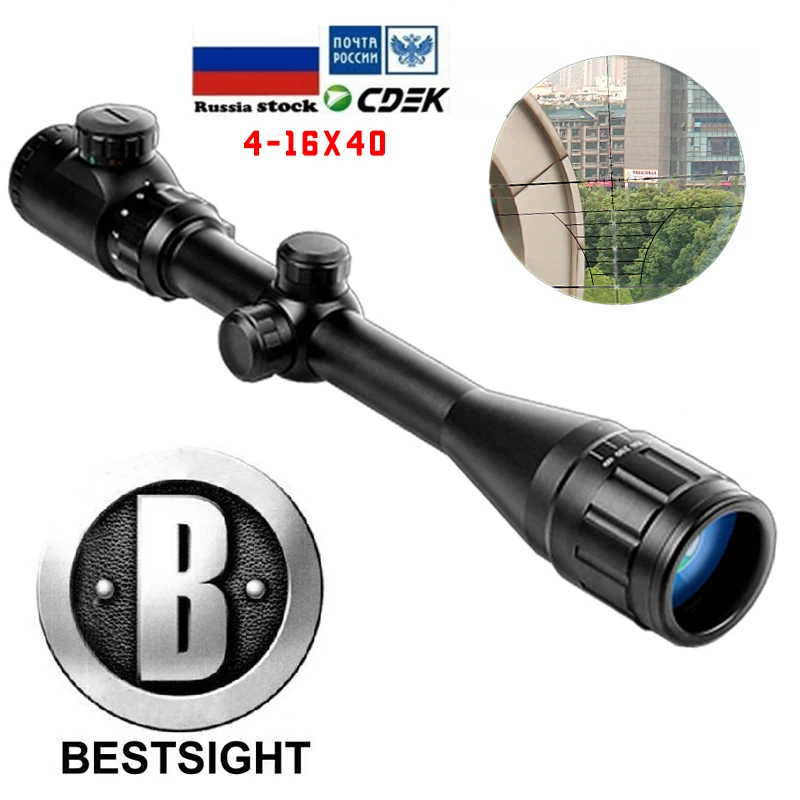 B BESTSIGHT 4-16X40 AOE оптика Riflescope красный и зеленый свет прицел снайперской винтовки снаряжение для охоты прицелы страйкбол винтовка