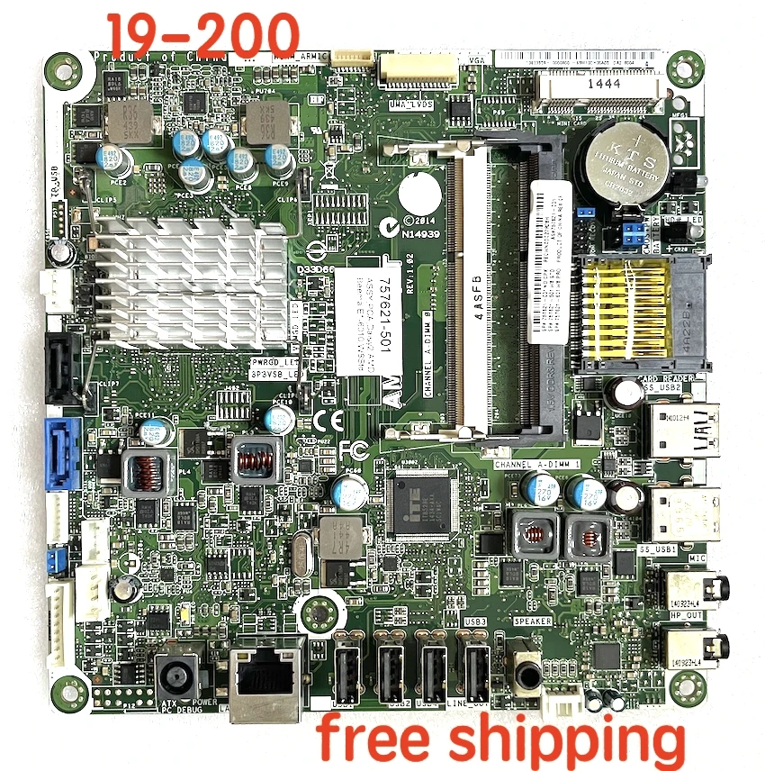 757621-501 Φ для HP Pavilion 19-2000 AIO десктопная материнская плата 757621-001 протестирована на