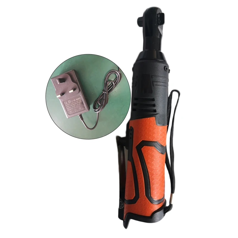 18 в 3/8 дюймов 55Nm Электрический Аккумуляторный прямо Ratchet угловых гаечный ключ с