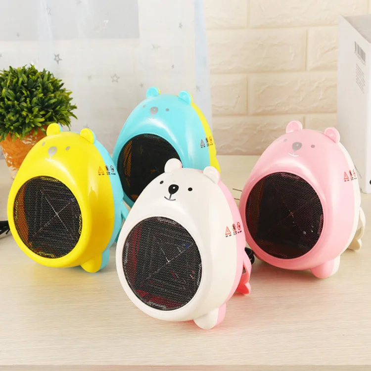 220v Миниатюрный обогреватель офисном в мультяшном стиле домашний маленький