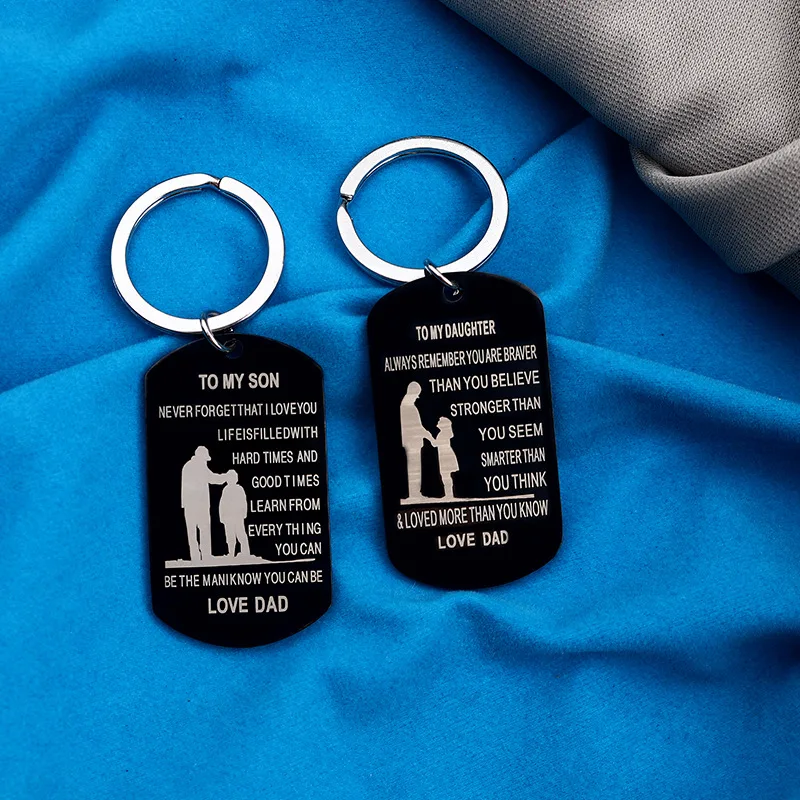 Лидер продаж ожерелье с биркой из нержавеющей стали подвеска надписью Мой сын