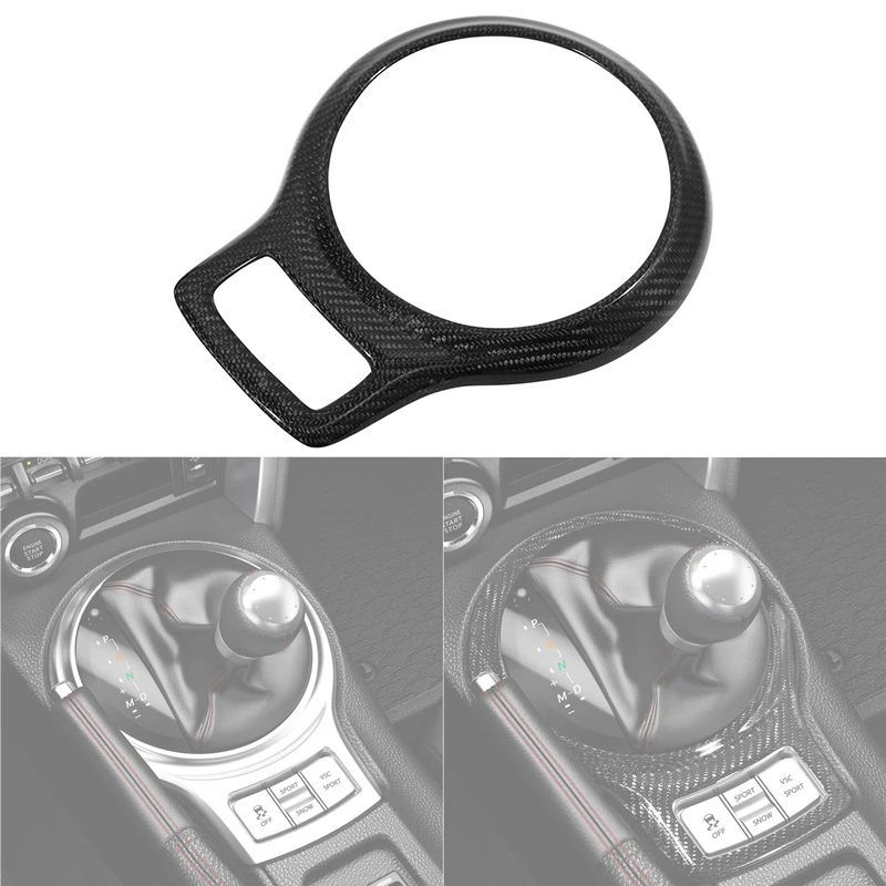 

Накладка на панель переключения передач из углеродного волокна для Toyota GT86, Subaru BRZ 2012-2016