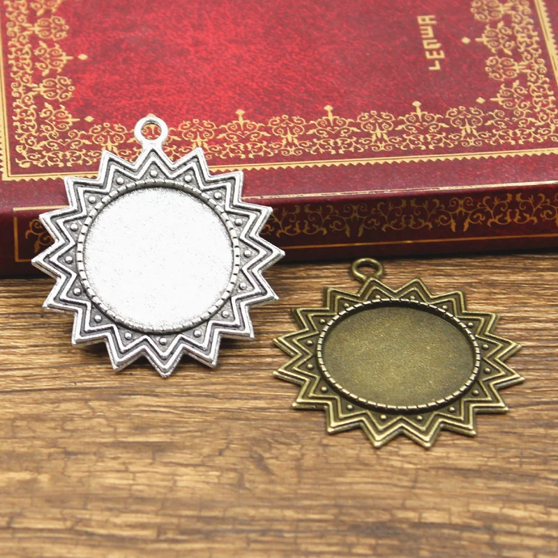 Комплект для изготовления ювелирных изделий сделай сам основа кабошона 25 мм