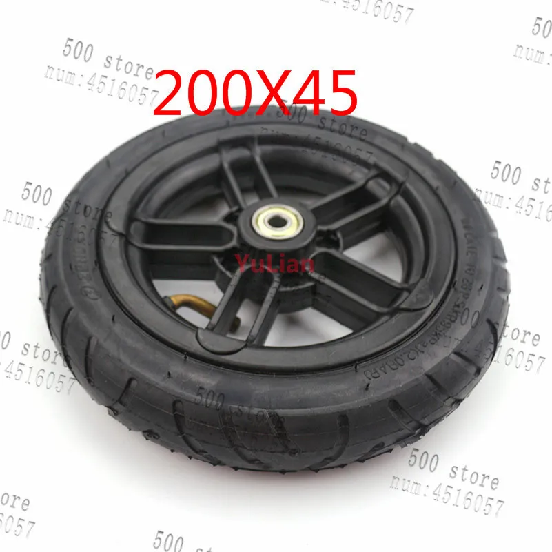 

free shipping 200x45 Wheel 8 inch Tyre and inner Tube with plastic hub for electric scooter motorcycle parts