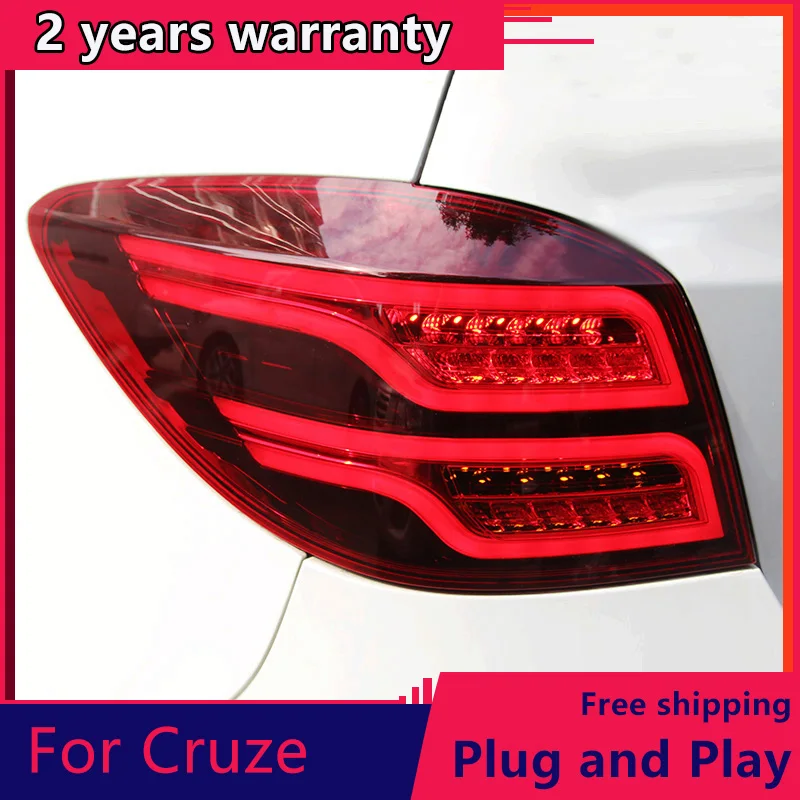 Автомобильный Стайлинг KOWELL для Chevrolet Cruze 2009-2014 задние фонари светодиодные крышка