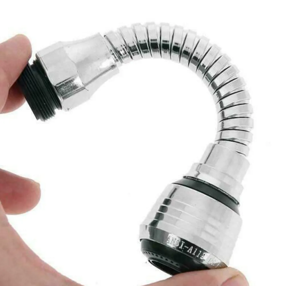 360 Degree Flexible Nozzle Spout Water Saving Kitchen Sink Tap Faucet Extender Water Tap Bubbler Extender Tap For Washing Dishes