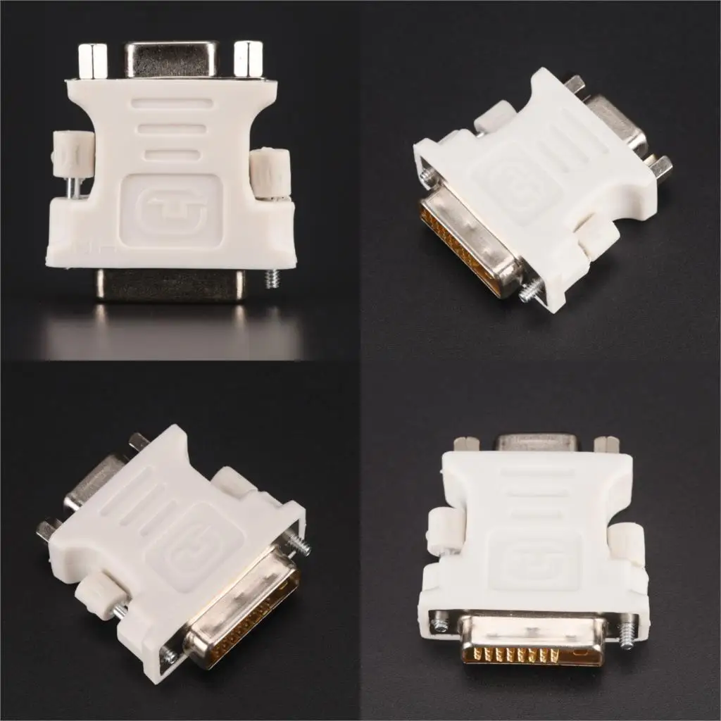 DVI 24 + 1 Pin D M для VGA F адаптер видео монитор компьютера Адаптер 25 (Dual Link) мужчина до 15
