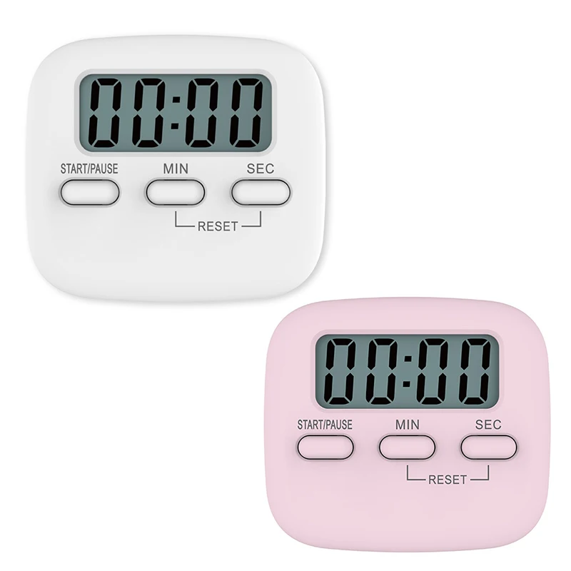 

LCD Digital Screen Kitchen Timer Magnetic Cooking Countdown Alarm Sleep Stopwatch Temporizador Clock Home Multifunctional Tools