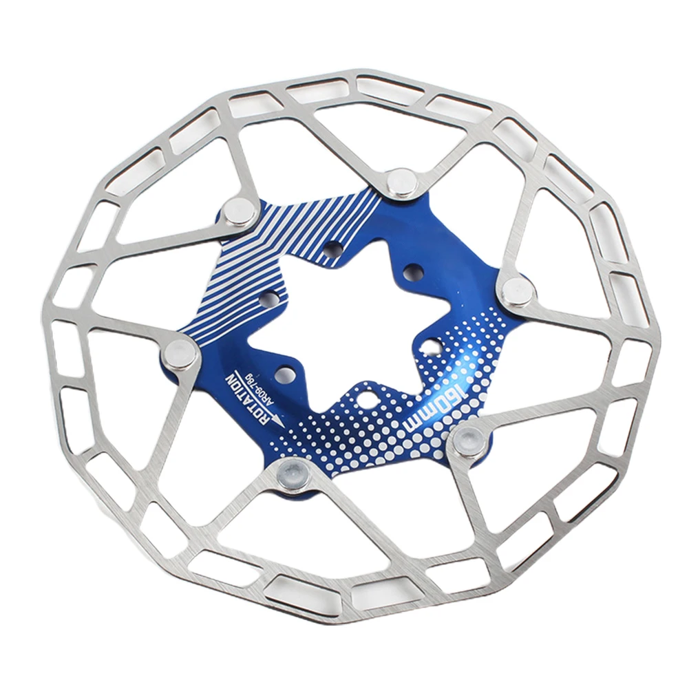 Сверхлегкий тормозной ротор 160 мм для горного велосипеда шесть гвоздевых