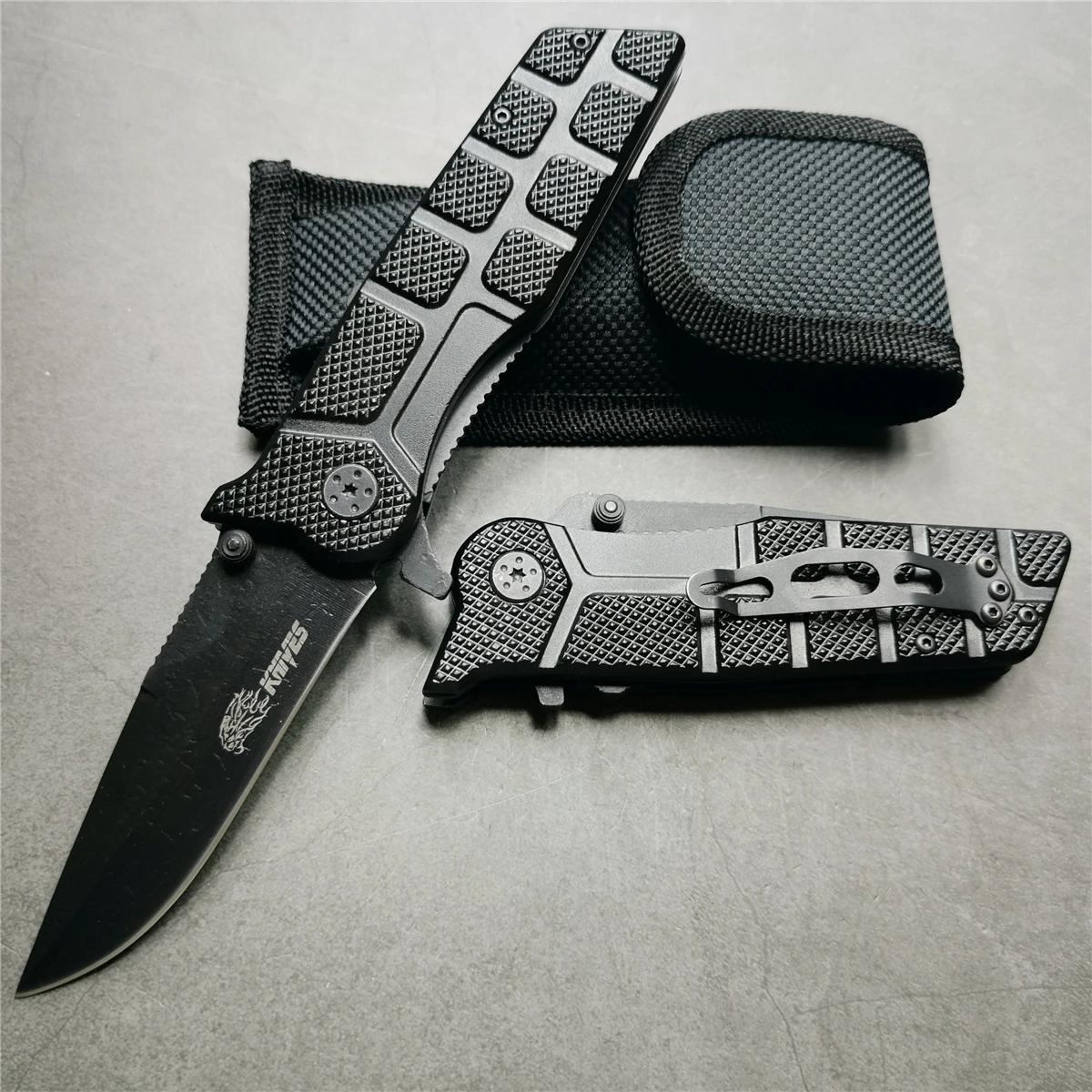 Тактический Походный нож для выживания на открытом воздухе складной