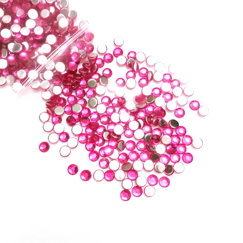 500 шт. акриловые Стразы 5 мм высококачественные круглые бриллиантовые