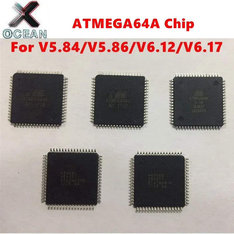 Сменный чип ATMEGA64 Atmagea64a для XPROG V5.84 V5.86 V6.12 V6.17 показывает бесшумное устройство