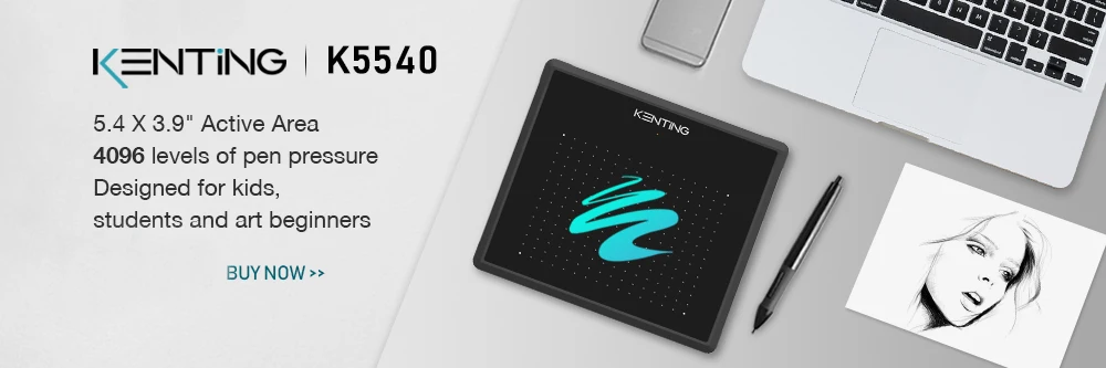 Huion, новинка 1060, плюс, профессиональный цифровой планшет для рисования, 8192 уровней, ручка, давление, 12 горячих клавиш, графические планшеты с двумя цифровыми ручками