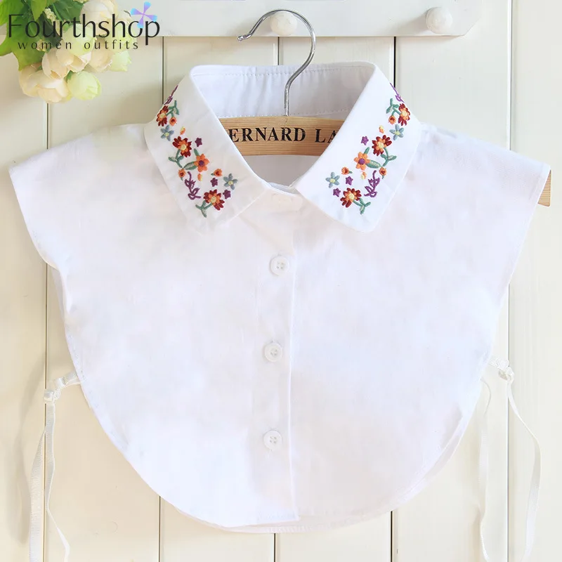 Модные съемные воротники для рубашки или свитера Поддельный Воротник Женский