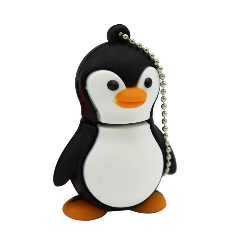 USB флеш-накопитель с милым пингвином, 64 ГБ, 4 ГБ, 8 ГБ, 16 ГБ, 32 ГБ, флешка USB, 2,0