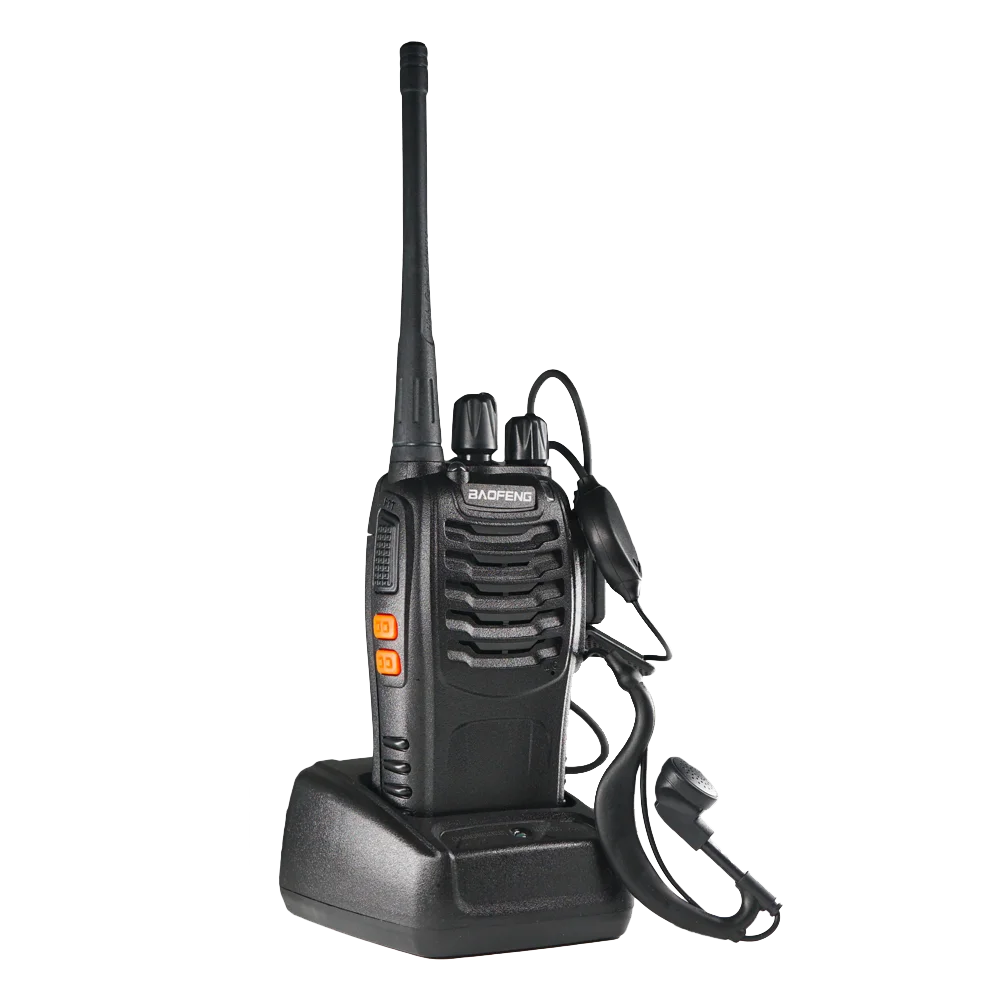Baofeng BF 888S Walkie Talkie Pofung 888s CB Ham Radio 5 Вт UHF HF FM трансивер 400 470 МГц двухсторонняя